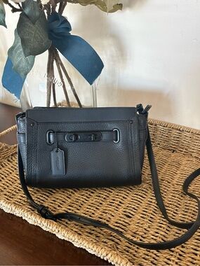 Coach Swagger Black Wristlet